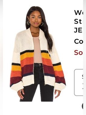 NWOT Jen’s Pirate Booty Cardigan